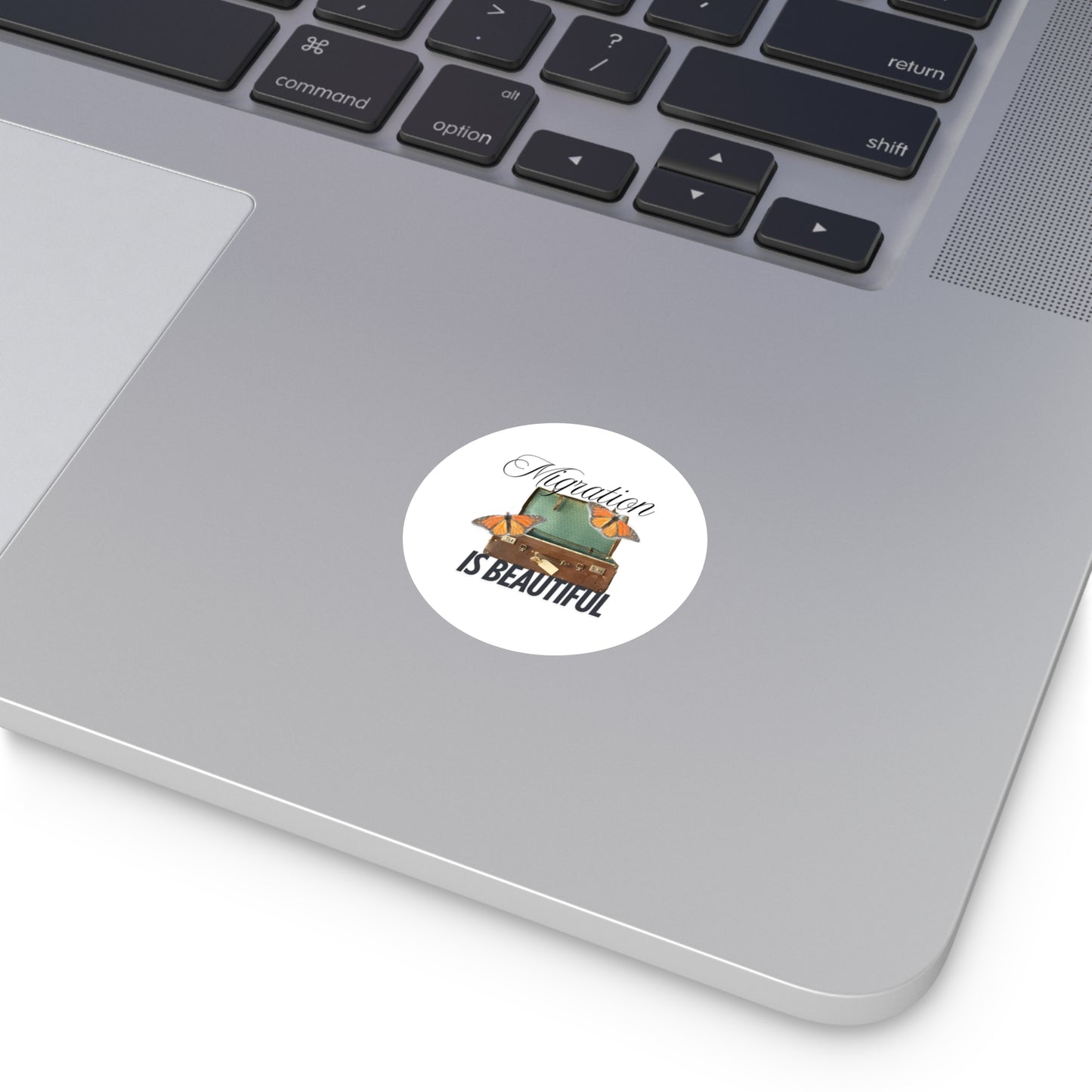 Migration is Beautiful Stickers, Adventure Decor, Eco-Friendly Sticker