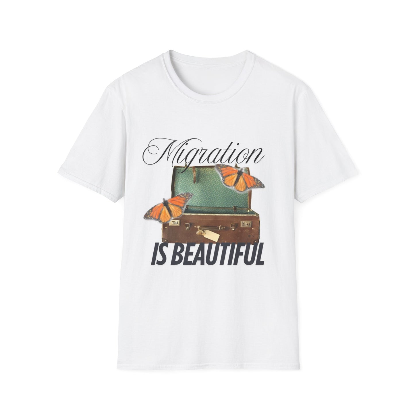 Migration is Beautiful Unisex T-Shirt, Inspirational Tee