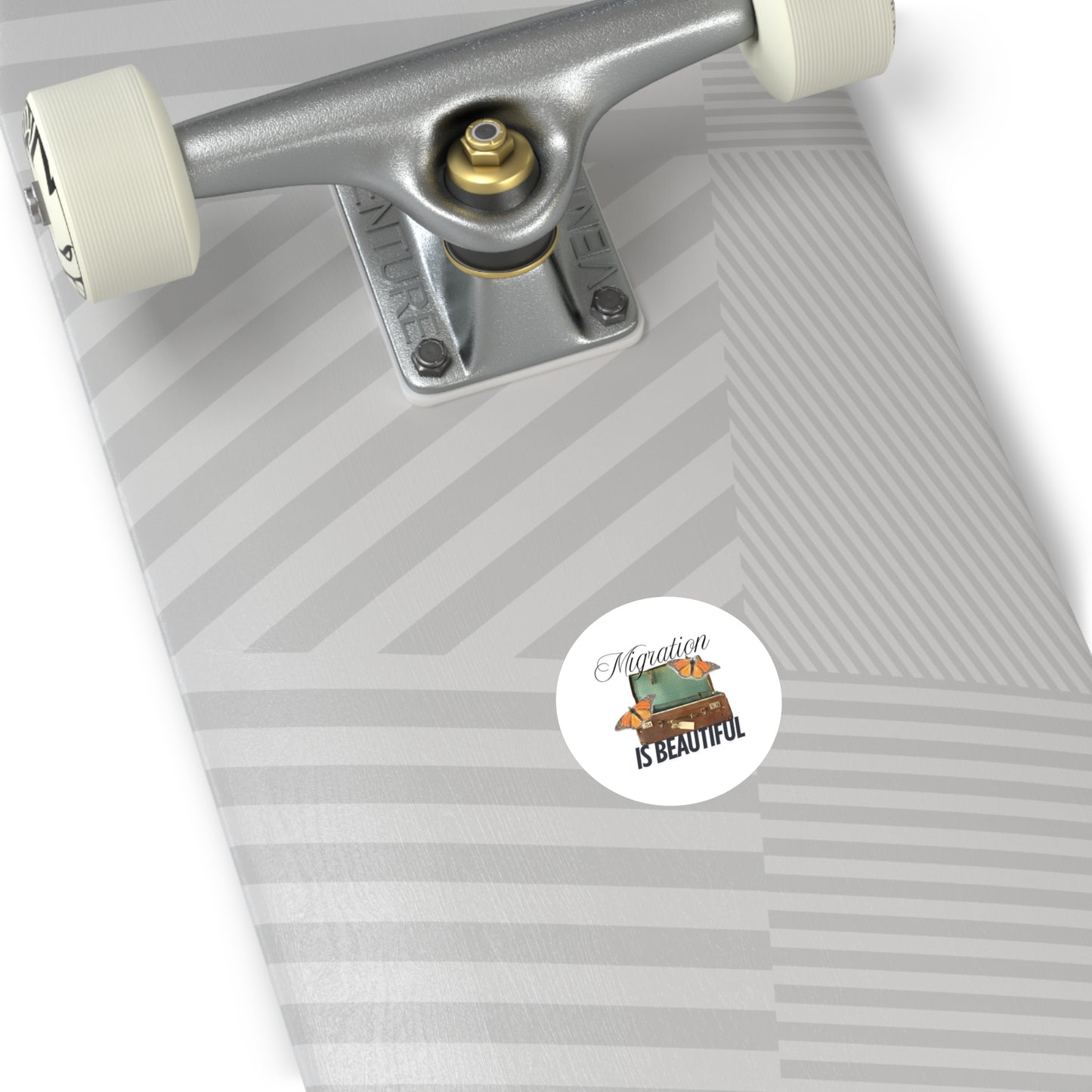 Migration is Beautiful Stickers, Adventure Decor, Eco-Friendly Sticker