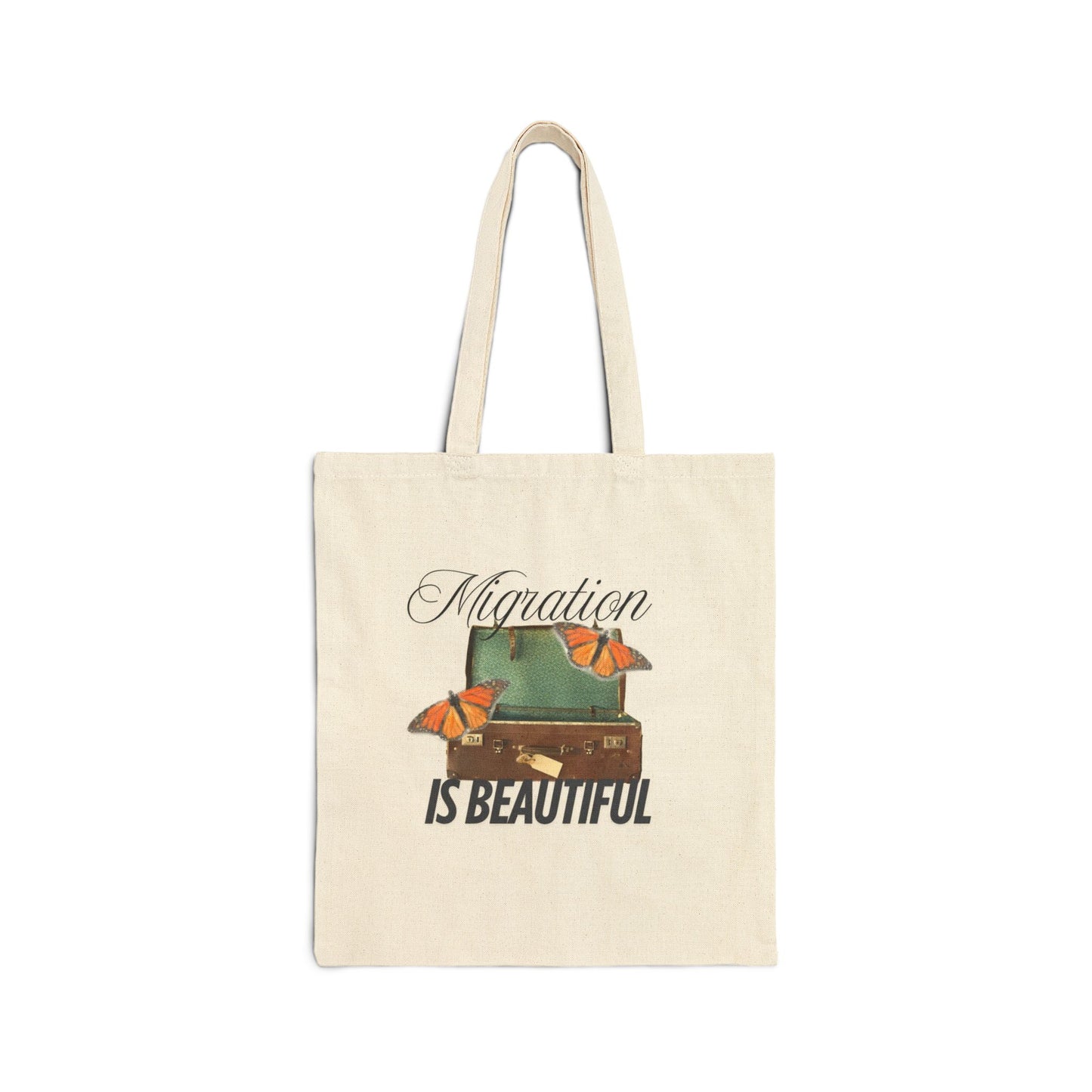 Butterfly Migration Tote Bag, Eco-Friendly Shopping Bag