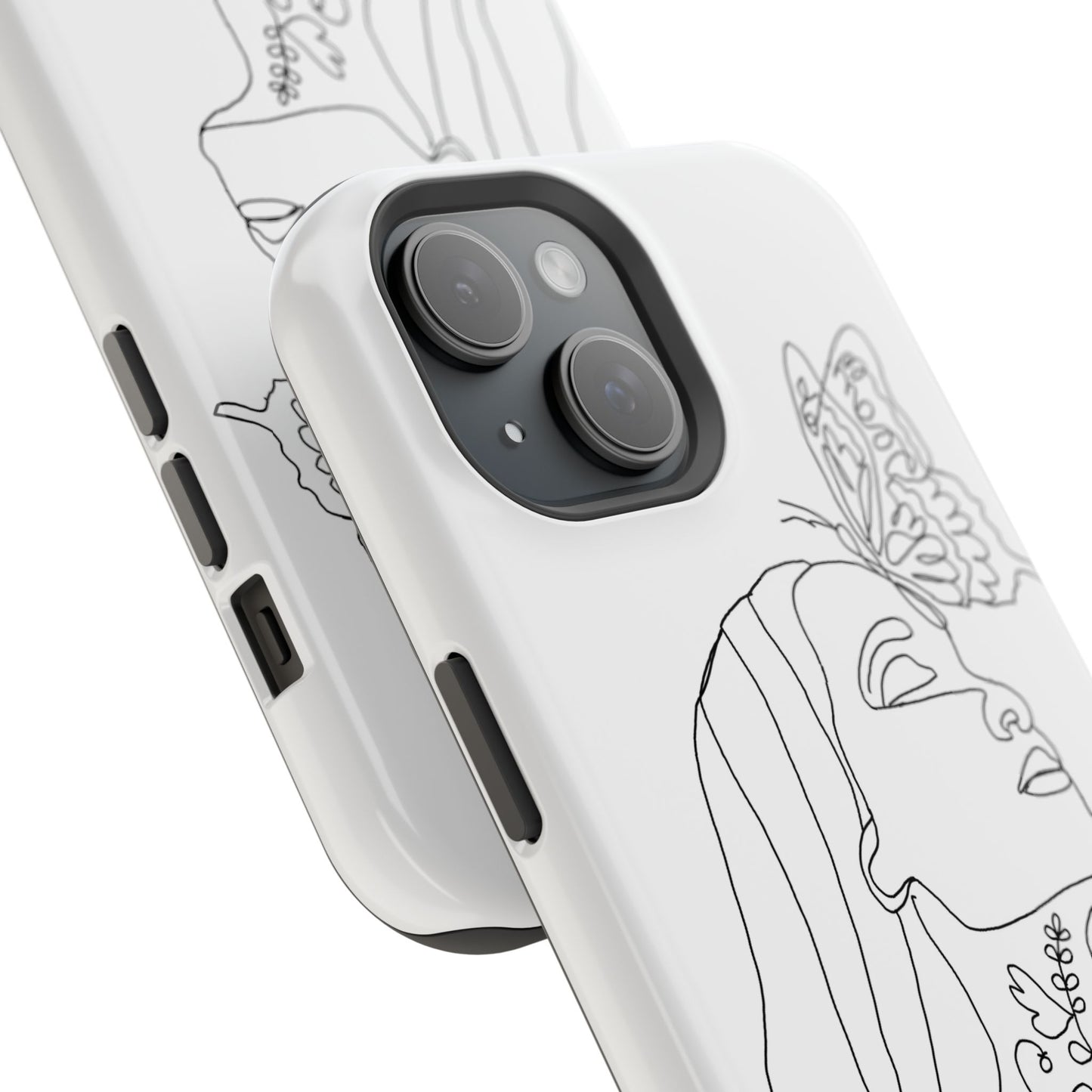 Elegant Impact-Resistant Phone Case - Migration is Beautiful Design, Cute Phone Cover, Butterfly Art, Unique Gift, Eco-Friendly Cell Case