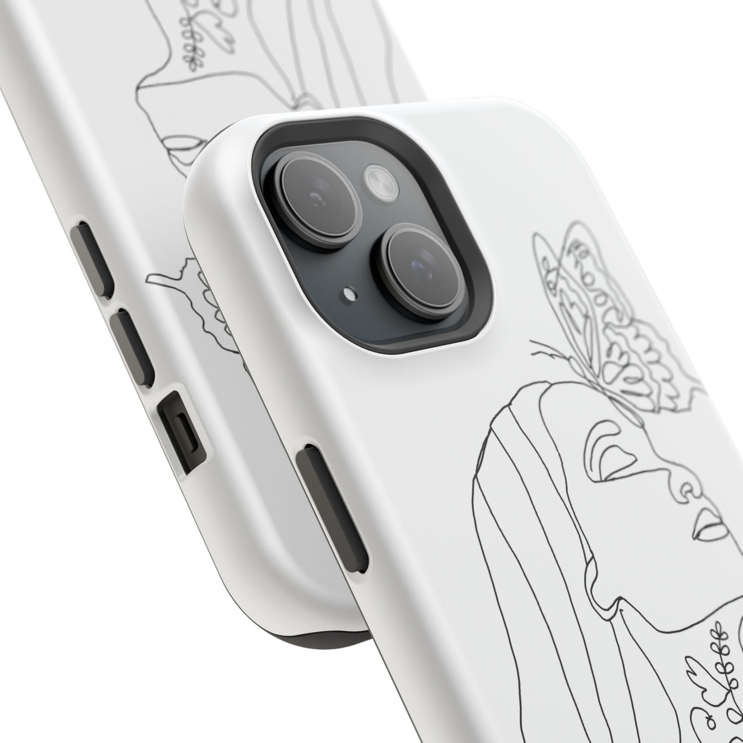 Elegant Impact-Resistant Phone Case - Migration is Beautiful Design, Cute Phone Cover, Butterfly Art, Unique Gift, Eco-Friendly Cell Case